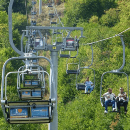 Ծաղկաձոր (Կեչառիս, ճոպանուղի), Սևանա լիճ (Սևանավանք)